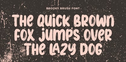 Brooky Font Poster 2