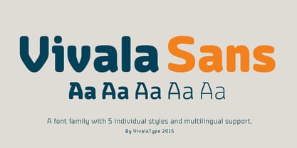 Vivala Sans Font Poster 1