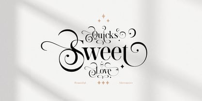 Quick Sweet Love Fuente Póster 1