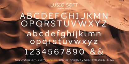 Lusio Soft Font Poster 14