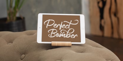 Perfect Bomber Font Poster 5