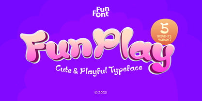 Fun Play Font Poster 1