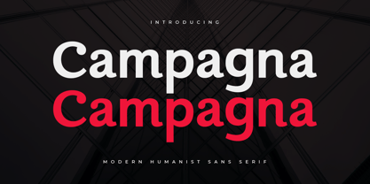 Campagna Font Poster 1