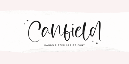 Canfield Font Poster 1