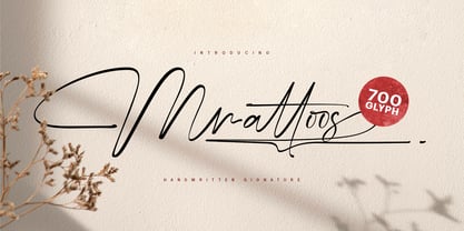Mrattoos Font Poster 2
