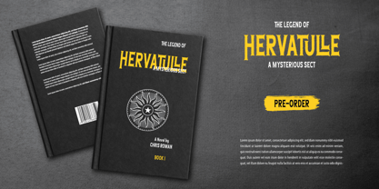 Hellvosien Font Poster 4