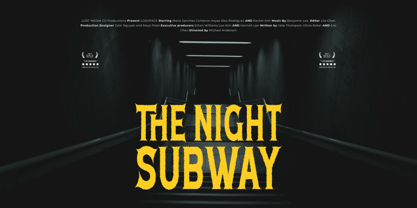 Hellvosien Font Poster 7