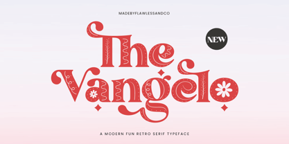 The Vangelo Font Poster 1