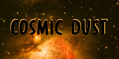 Cosmic Dust Font Poster 1