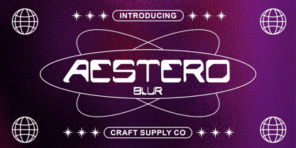 Aestero Blur Police Poster 1