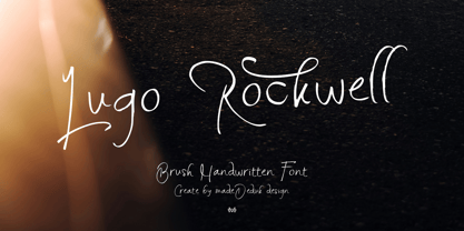 Lugo Rockwell Font Poster 1