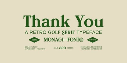 Monagi Font Poster 10