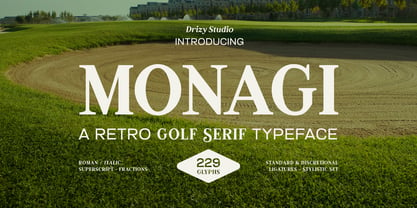 Monagi Font Poster 1