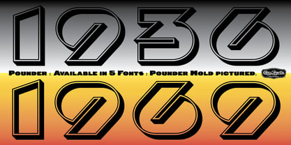 Pounder Font Poster 9