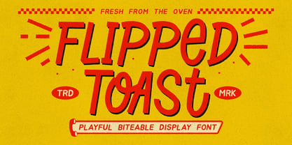 Flipped Toast Fuente Póster 1
