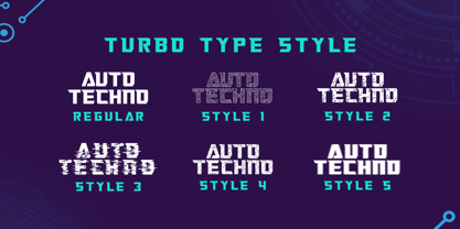 Turbo Type Font Poster 10