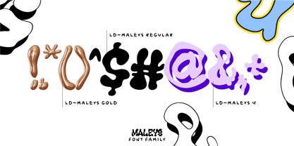 Maleys Font Poster 5