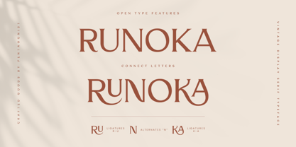 Runoka Font Poster 2