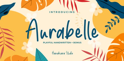 Aurabelle Font Poster 1