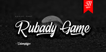 Rubady Game Font Poster 1