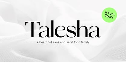 Talesha Font Poster 1