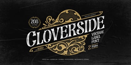 Cloverside Font Poster 1