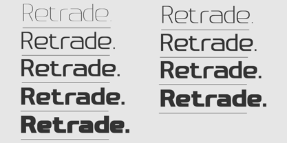 Retrade Font Poster 3