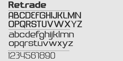 Retrade Font Poster 9