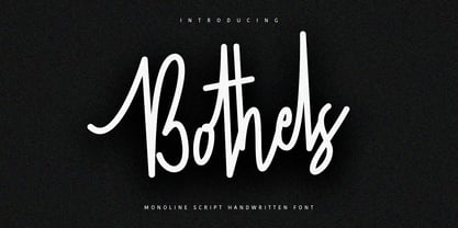 MC Bothels Font Poster 1