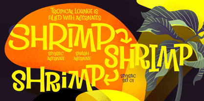 Tropical Lounge Font Poster 7