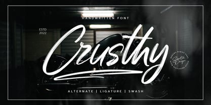 Crusthy Font Poster 1