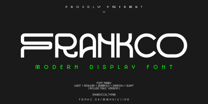 Frankco Font Poster 1