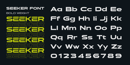 Seeker Font Poster 13