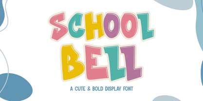 Schoolbell Font Poster 1