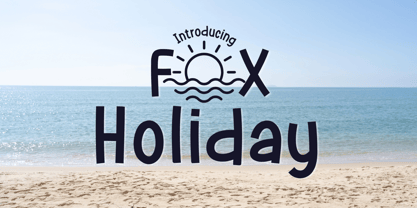 Fox Holiday Font Poster 1