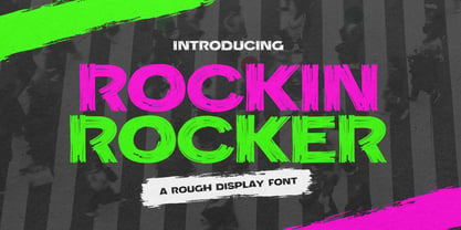 Rockin Rocker Font Poster 1