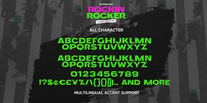 Rockin Rocker Font Poster 6