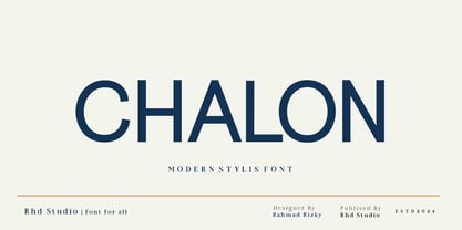 Chalon Font Poster 1