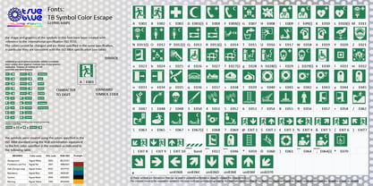 TB Symbols Color Font Poster 7