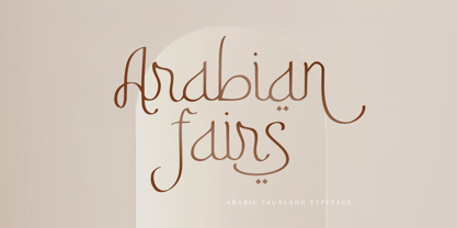 Arabian Fairs Font Poster 1