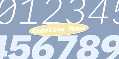 Codeline Mono Font Poster 6