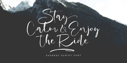 Shareef Font Poster 3