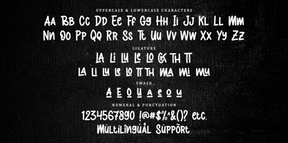 Black Math Font Poster 6