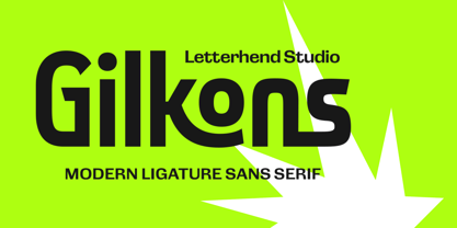 Gilkons Font Poster 1