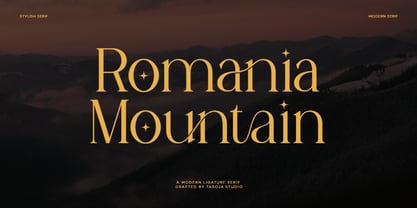 Amoun Modern Serif Fuente Póster 3