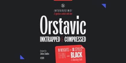 Orstavic Font Poster 1
