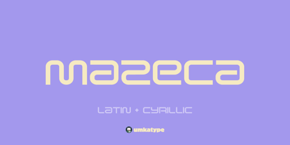 Mazeca Font Poster 11