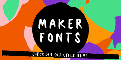 MF Grouchy Marks Font Poster 13