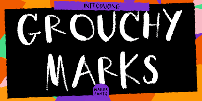 MF Grouchy Marks Font Poster 1