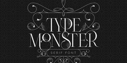 Type Monster Font Poster 1